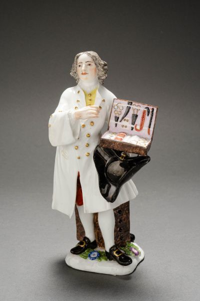 Meissen Figur eines Tabulettkrämers