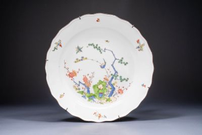 Meissen bowl with Kakiemon decor ‘Three Friends of Winter’ – Count Brühl's first large service, called the ‘Service with Branch’