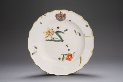 Meissen plate with the coat of arms Ferrero